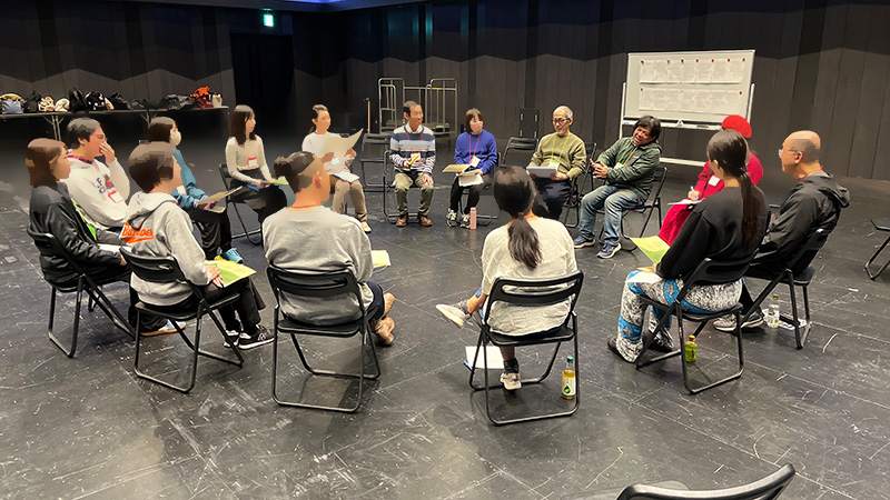 俳優ワークショップ 記録写真